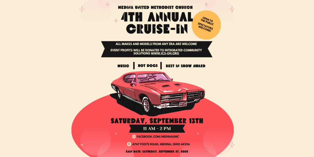 Medina United Methodist Chruch 4th Annual Cruise-In
