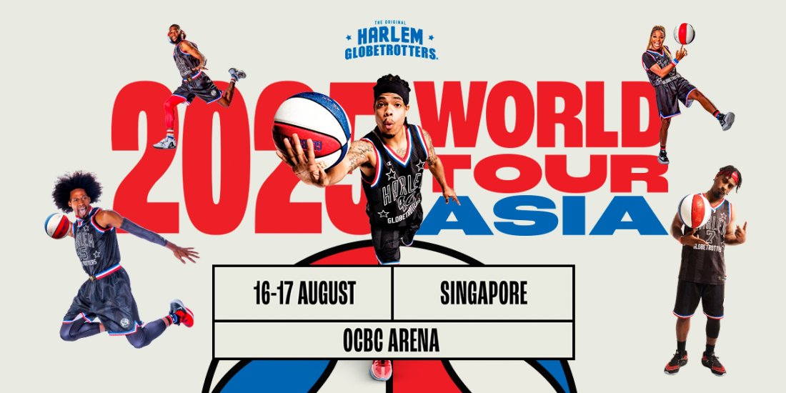 World-Famous Harlem Globetrotters set to bring the magic back to Singapore on 2025 Asia Tour