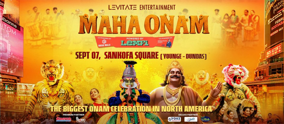 Maha Onam 2025 - Free Entry | Open to All
