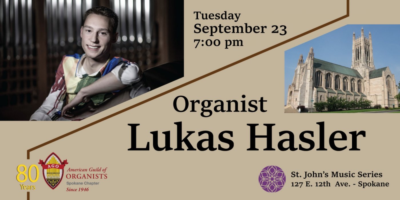 Lukas Hasler Organ Recital