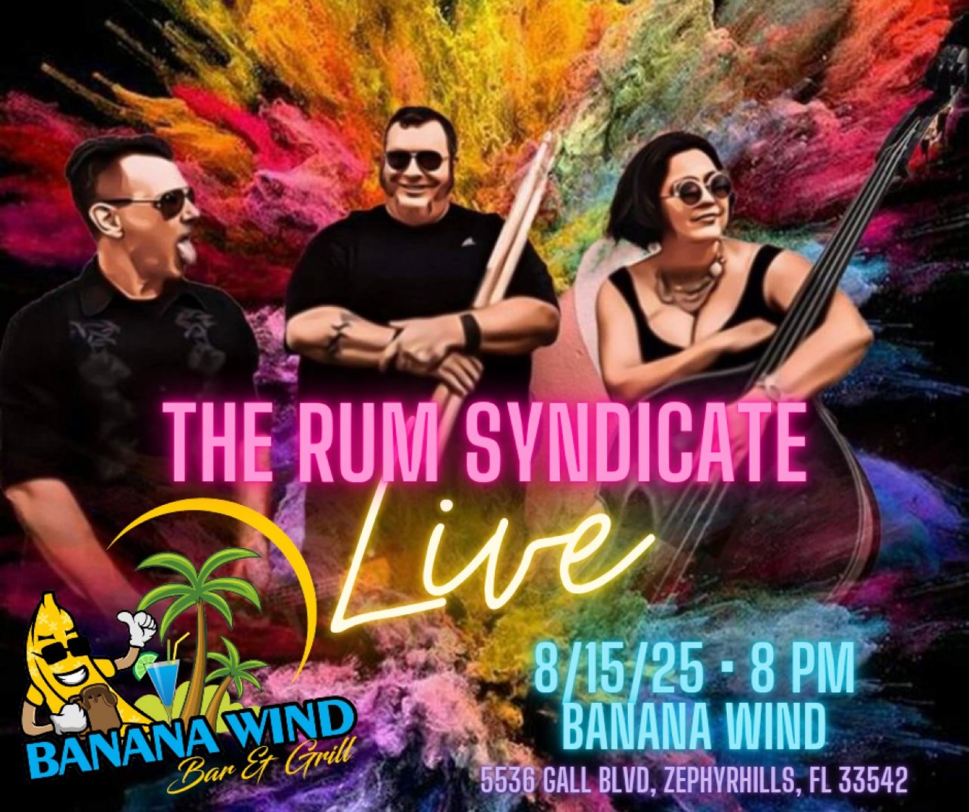 The Rum Syndicate LIVE at Banana Wind