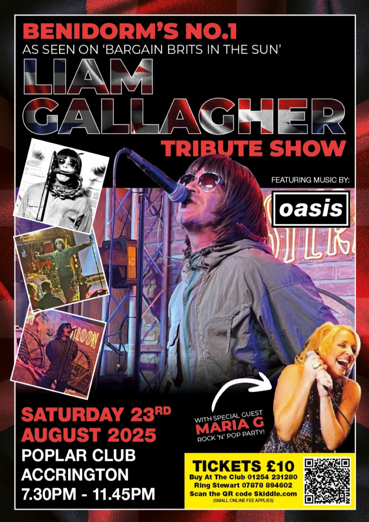 Benidorms Liam Gallagher Tribute Show