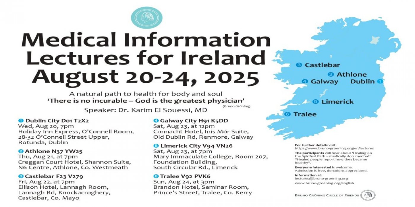 MEDICAL INFORMATION LECTURE A Path to a Healthy Body and Soul through the Teaching of Bruno Groening