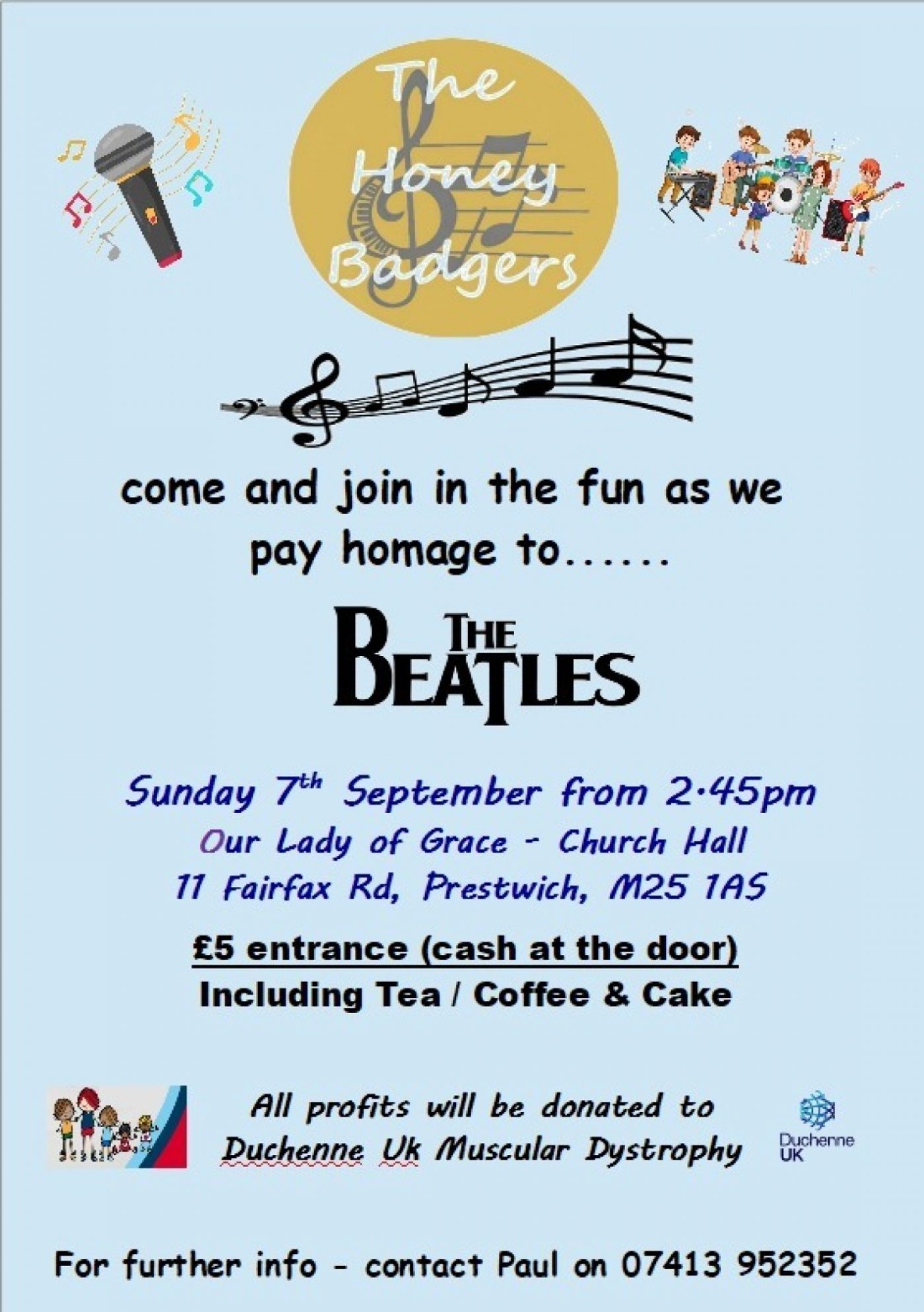 The Honey Badgers pay homage to the Beatles fun afternoon