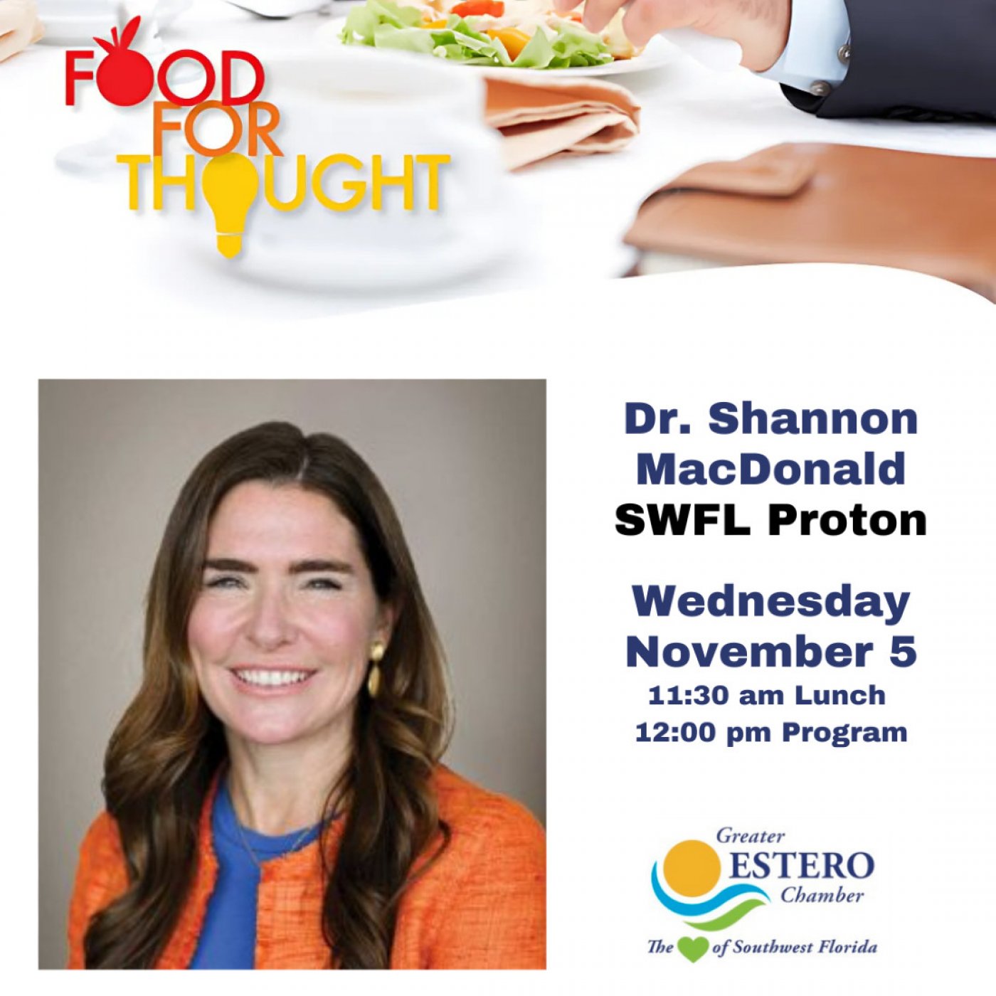 Food for Thought Featuring Dr. Shannon MacDonald