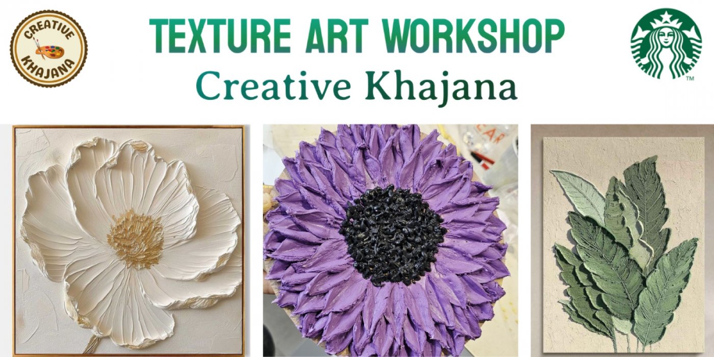 Texture Art Workshop by Creative Khajana