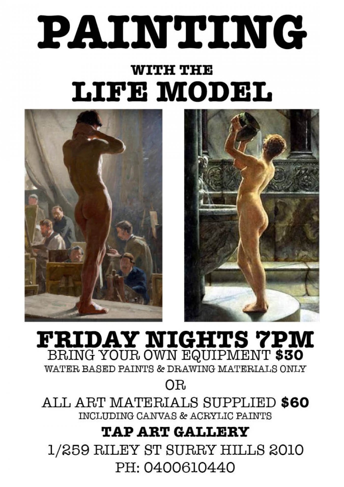 Painting with the LIFE MODEL