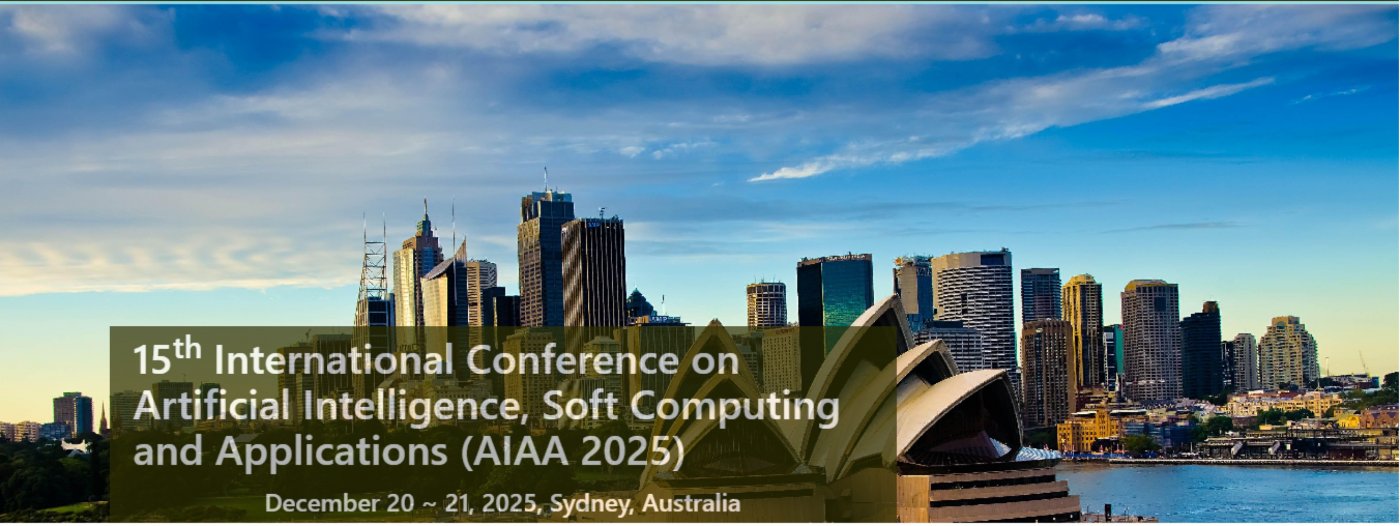 15th\u00a0International Conference on Artificial Intelligence, Soft Computing and Applications
