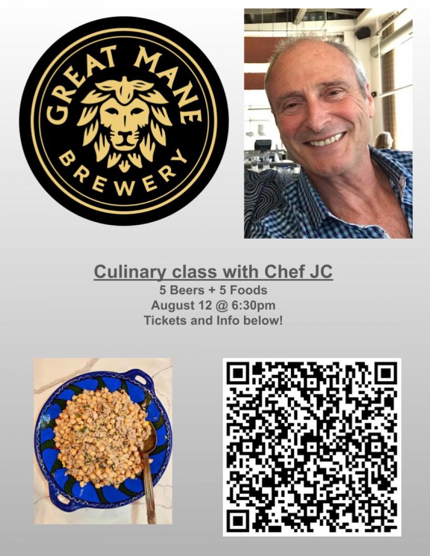 Culinary Class with beer parings!