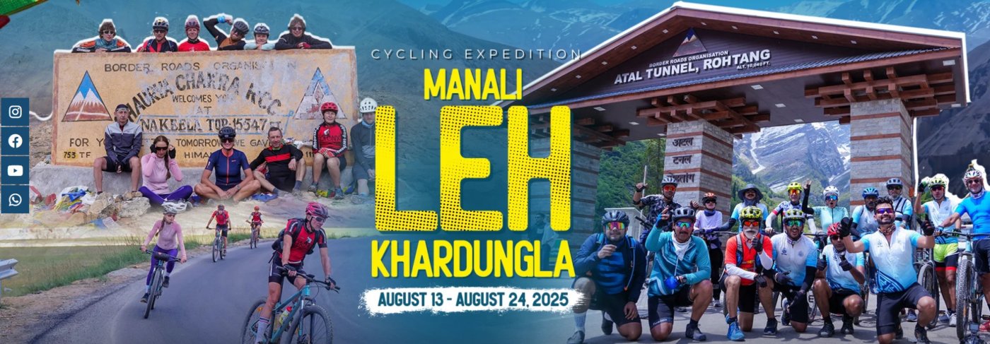 MANALI - LEH - KHARDUNGLA BICYCLE EXPEDITION