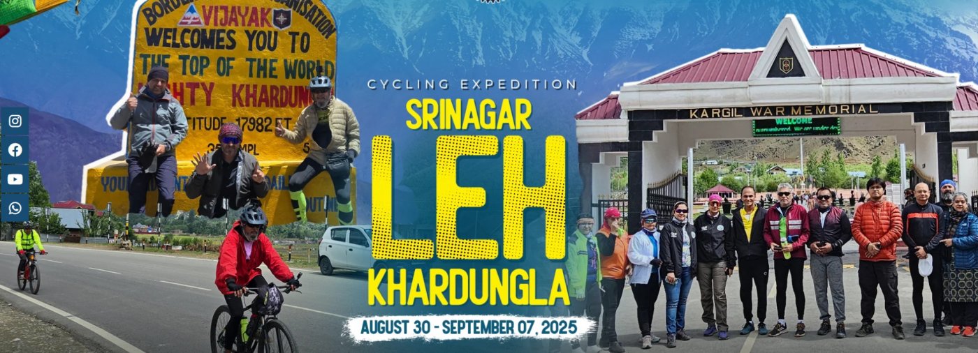 SRINAGAR - LEH - KHARDUNG LA BICYCLE EXPEDITION