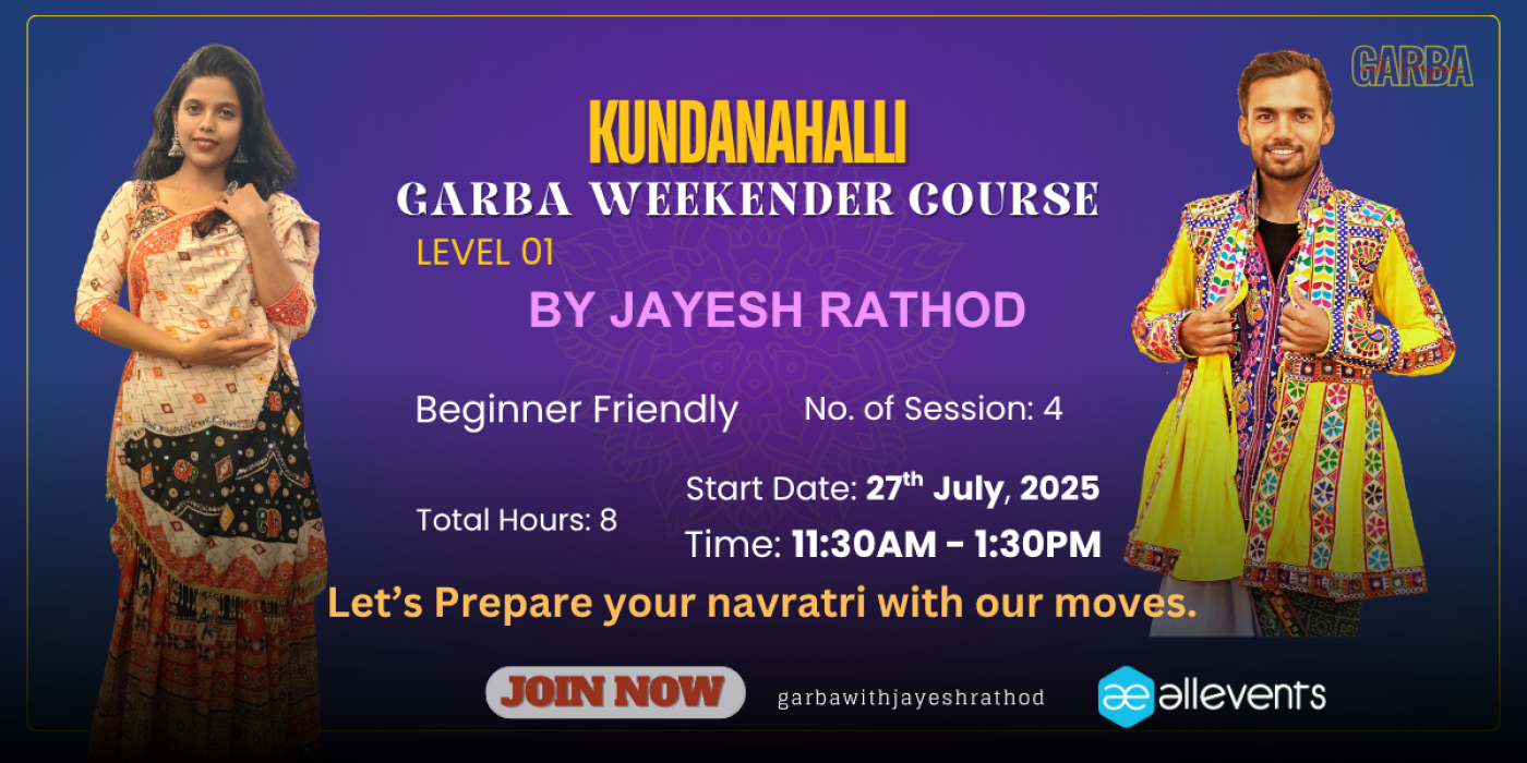 Weekender Garba Course With Jayesh Rathod
