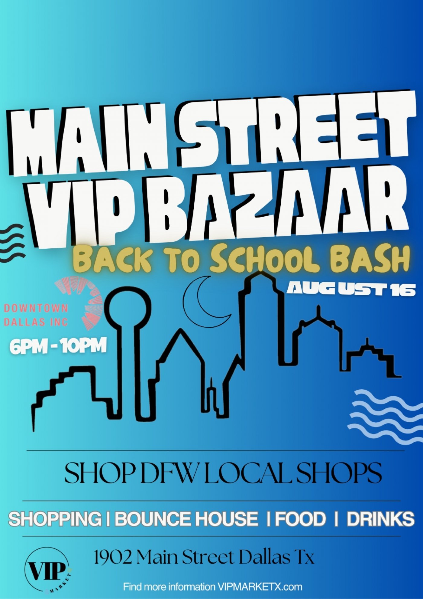 BACK TO SCHOOL MARKET BASH