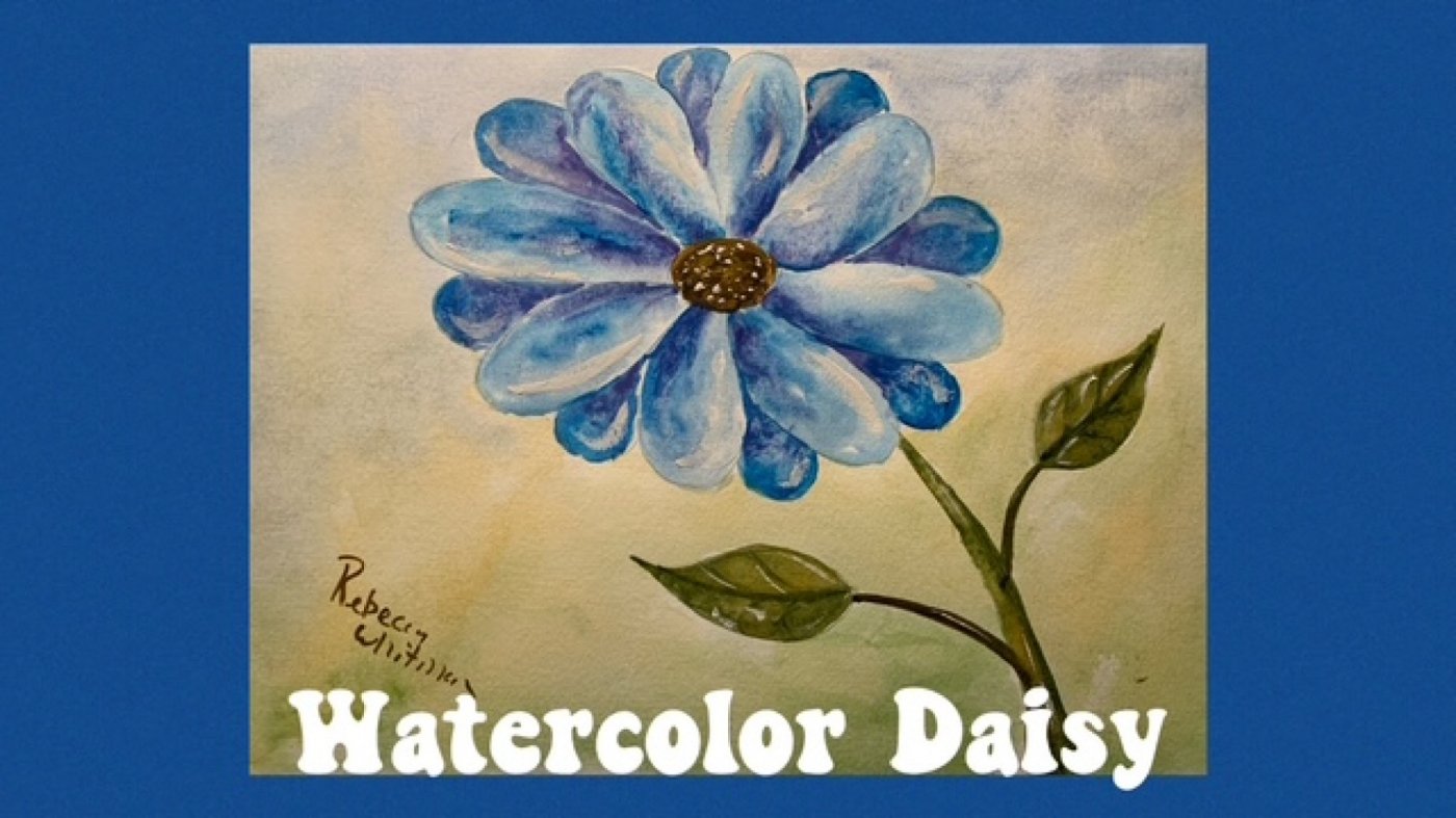 Beyond The Spectrum Art Program - Watercolor Daisy