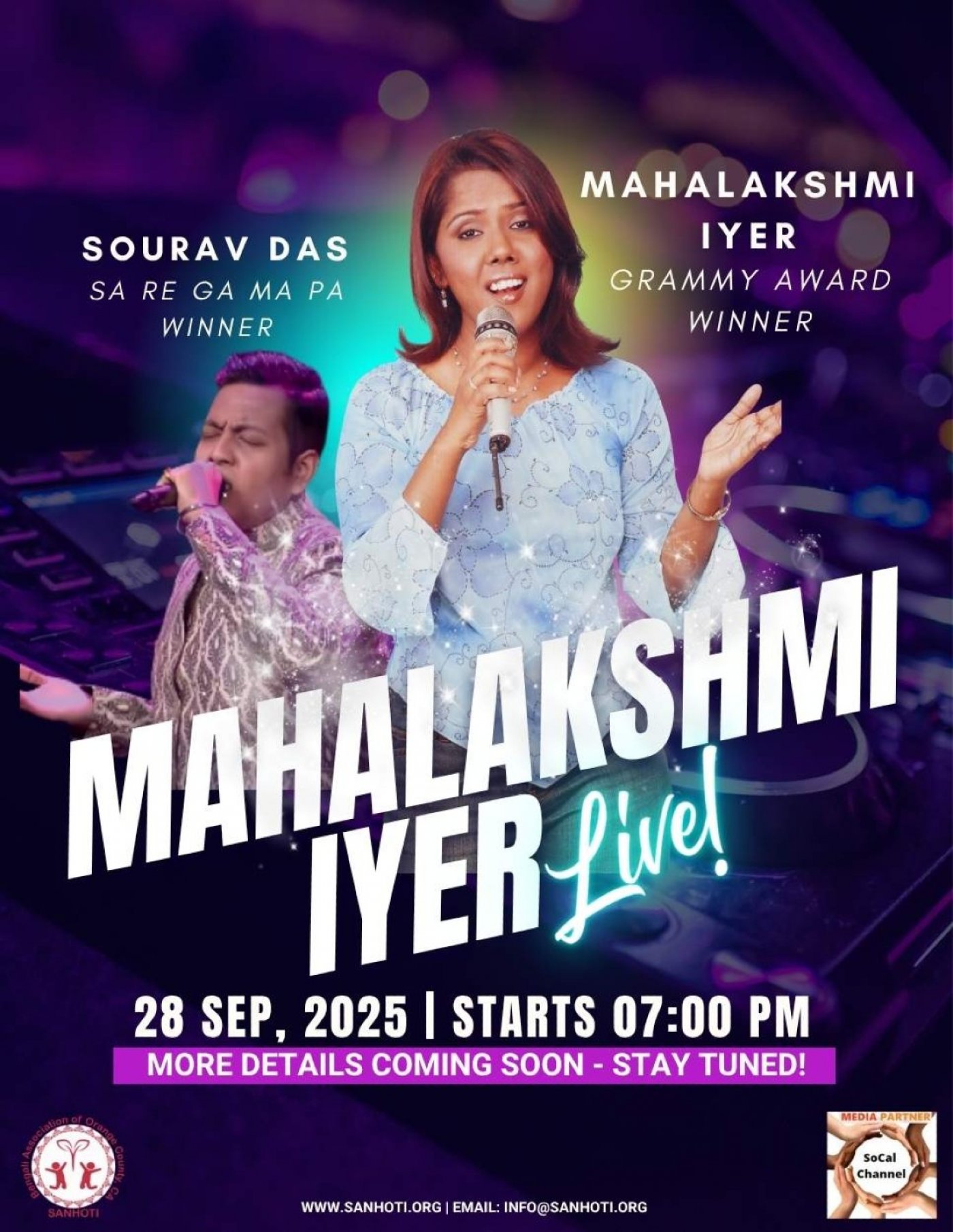 Mahalakshmi Iyer & Sourav Das Live!