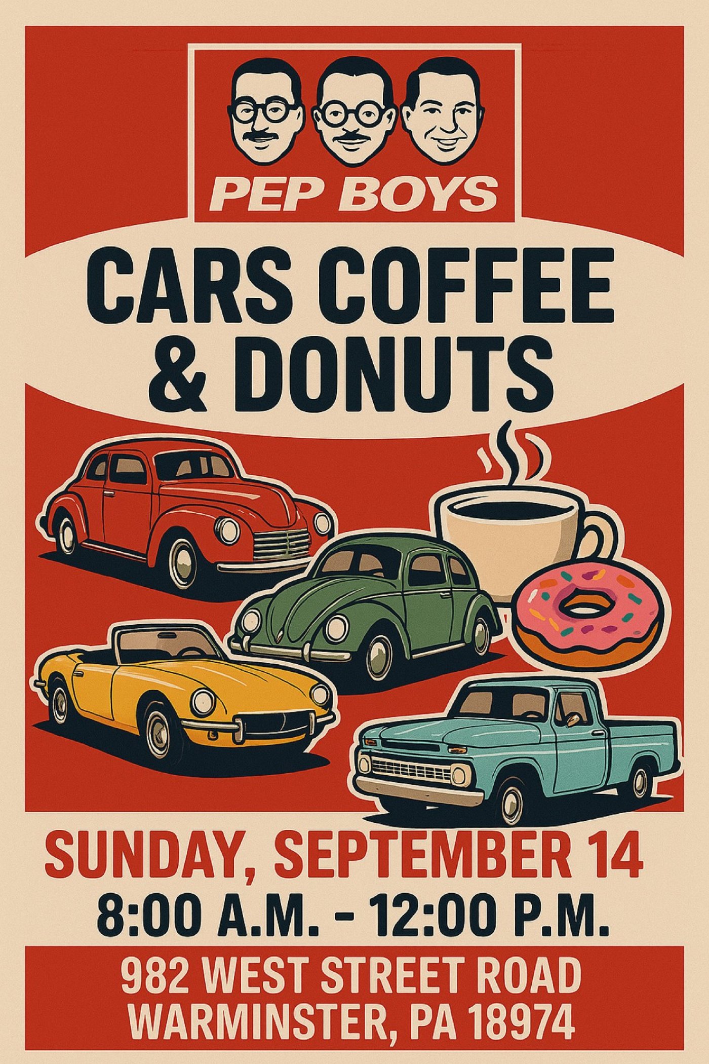 \ud83d\ude97\ud83d\udd25 PEP BOYS CARS & COFFEE \u2013 WARMINSTER, PA \ud83d\udd25\u2615