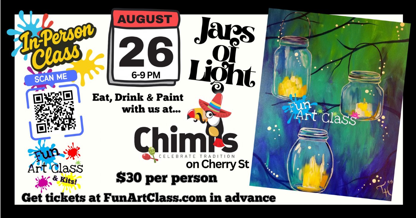 In-Person Fun Art Class \u2013 Jars of Light