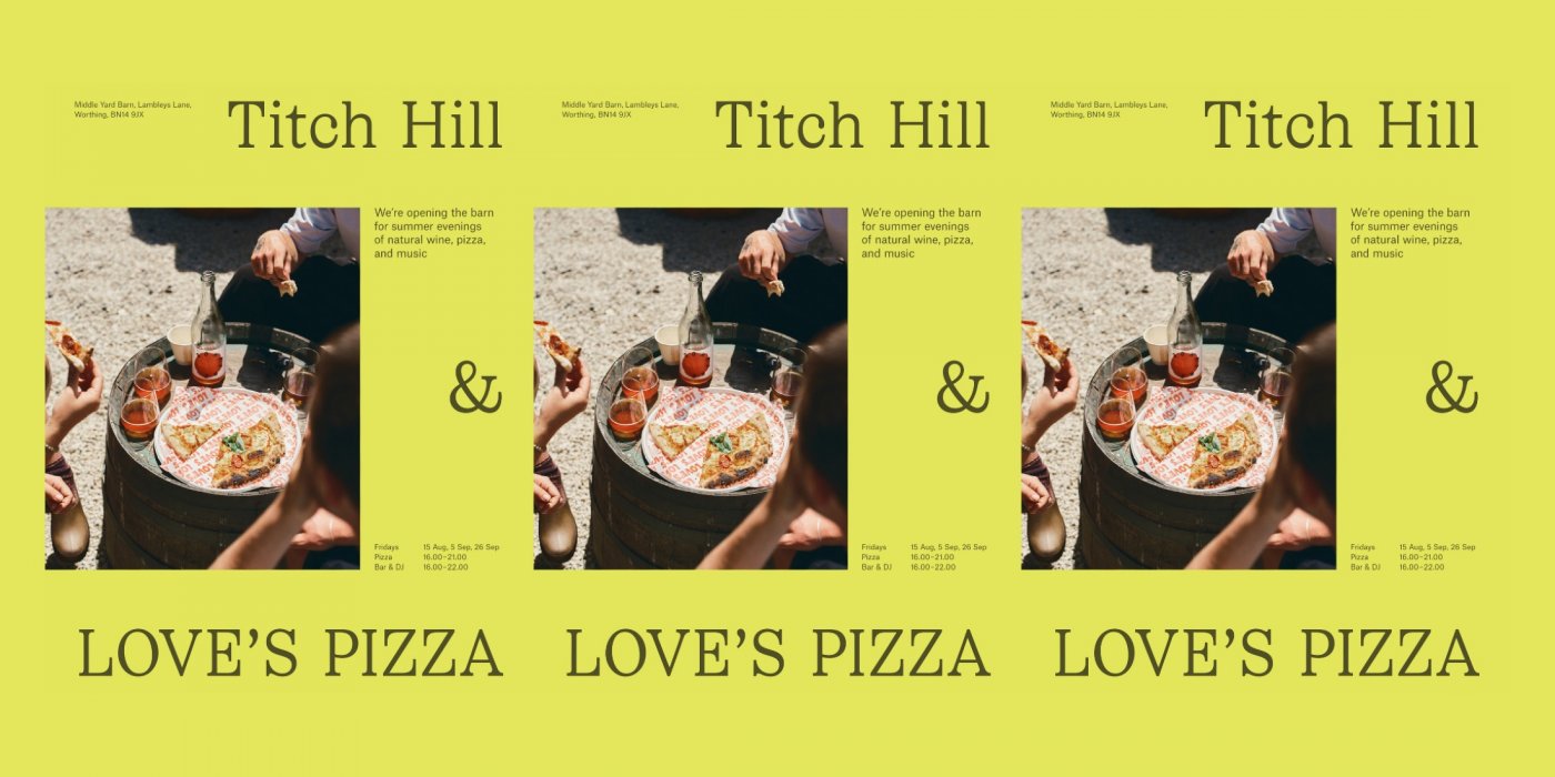TITCH HILL LOVES PIZZA