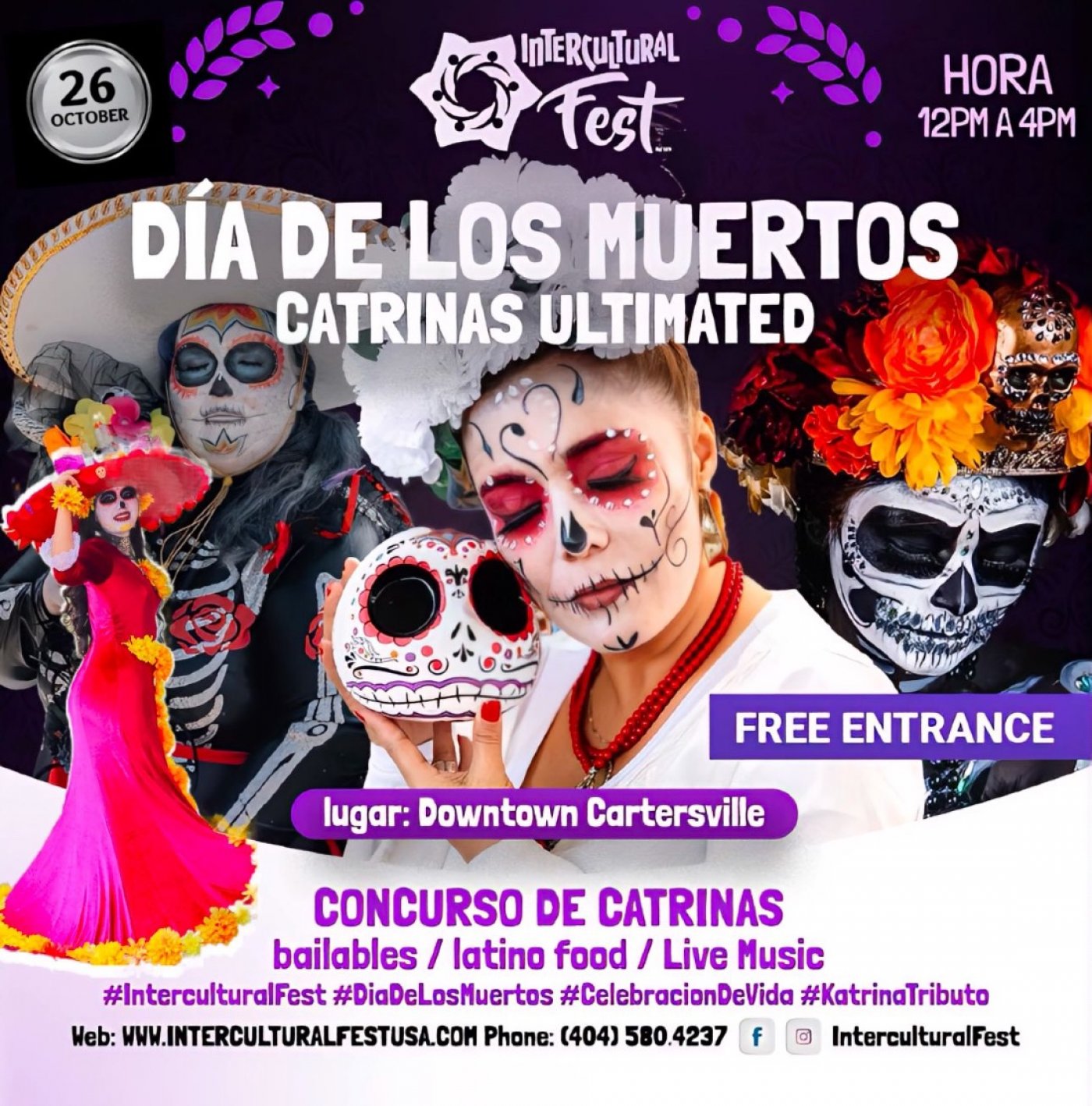 5th FESTIVAL DIA DE LOS MUERTOS \u201cKatrina Contest\u201d by interculturalfest