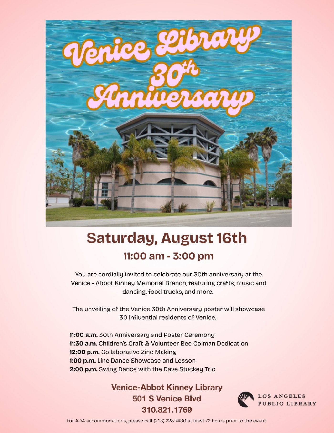 30th Anniversary of the Venice Library
