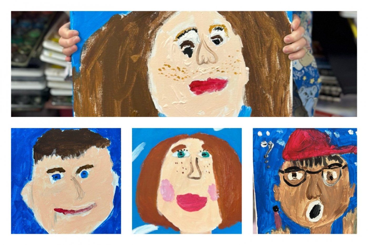 Beyond The Spectrum Art Program - Acrylic Self Portrait