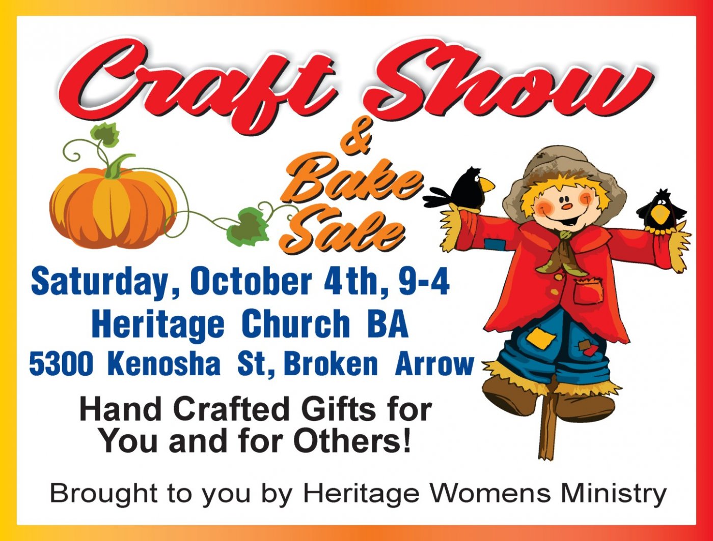 Heritage Women's Ministry Craft Show