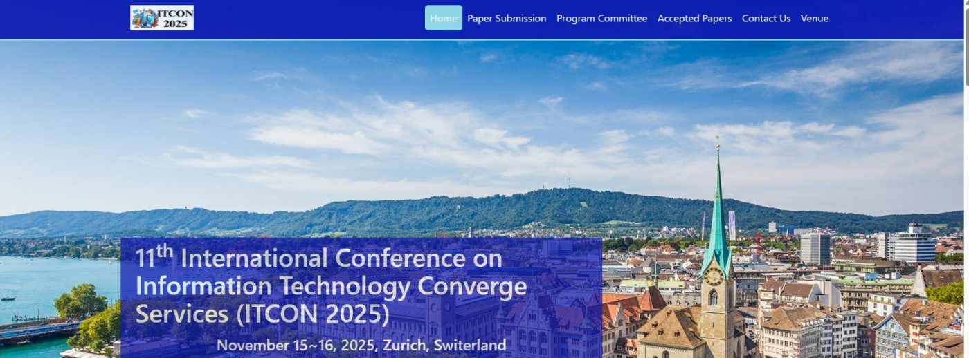 11th International Conference on Information Technology Converge Services (ITCON 2025)