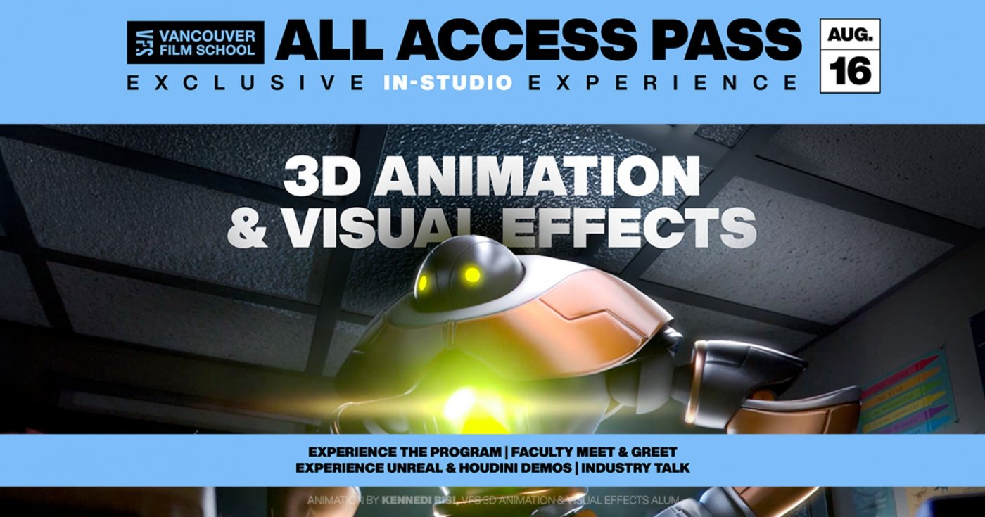 VFS All Access Pass | 3D Animation & Visual Effects