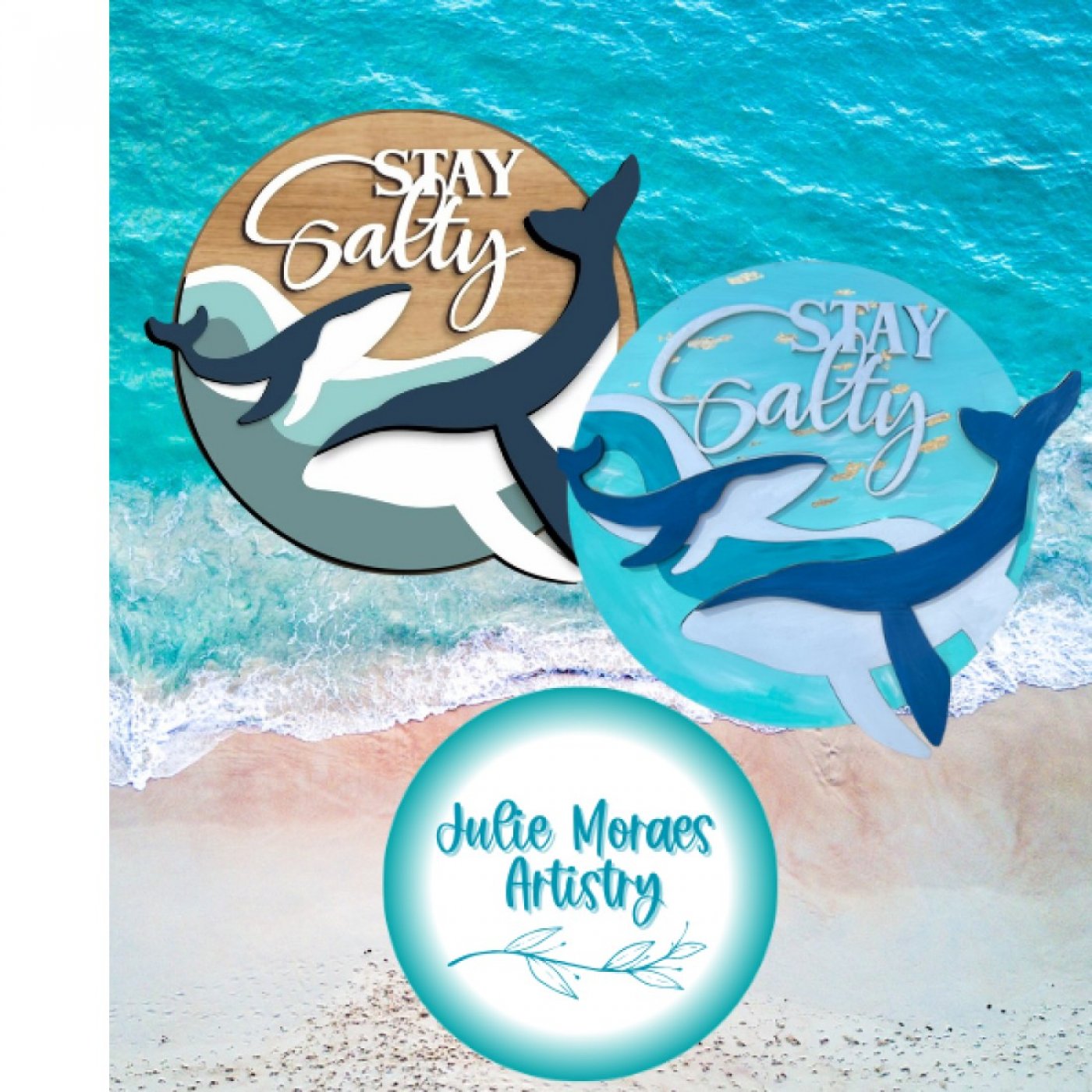 Stay Salty Layered Wood Wall Art Workshop ~ADVANCED RESERVATION REQUIRED