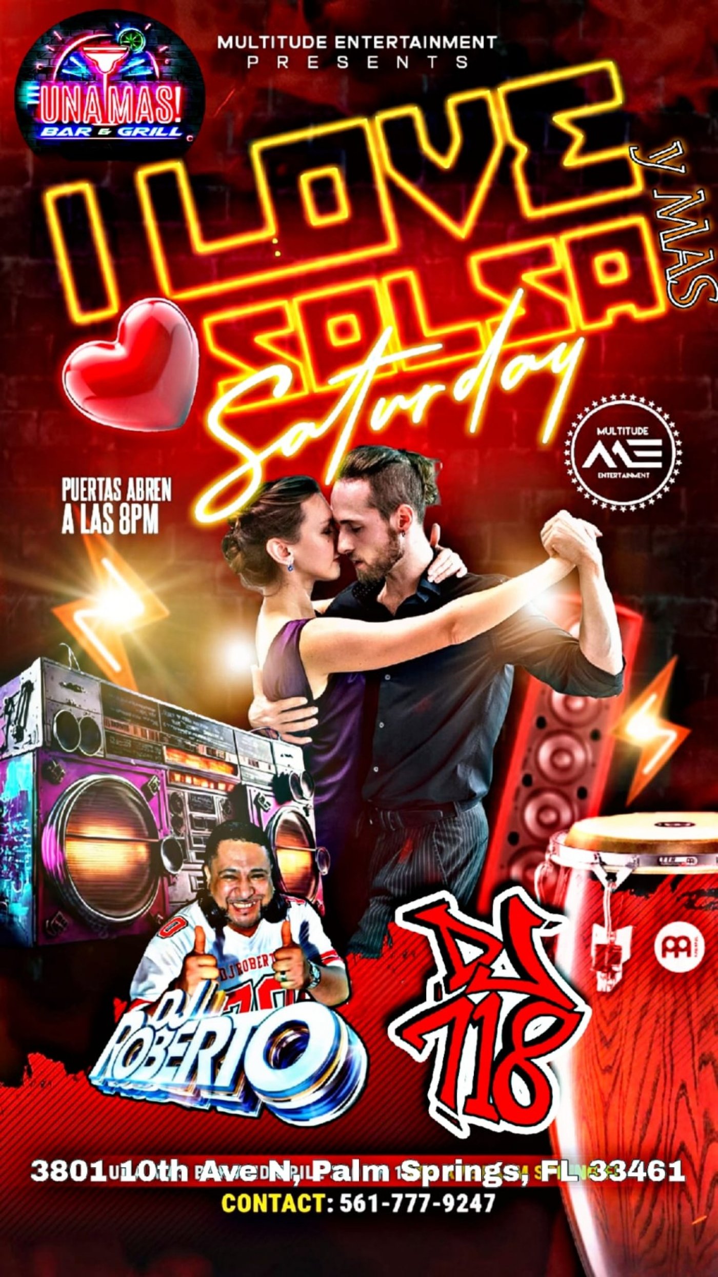 Latin Night at Una Mas Bar & Grill