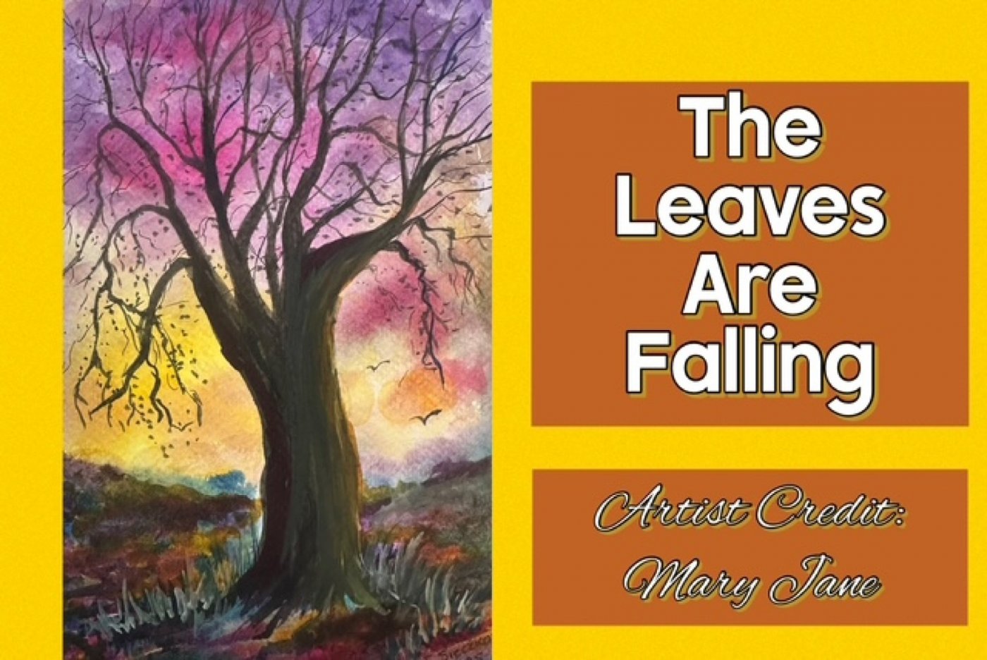 Back to the Basics Painting with Ink: Beginner Level 1 - The Leaves are Falling