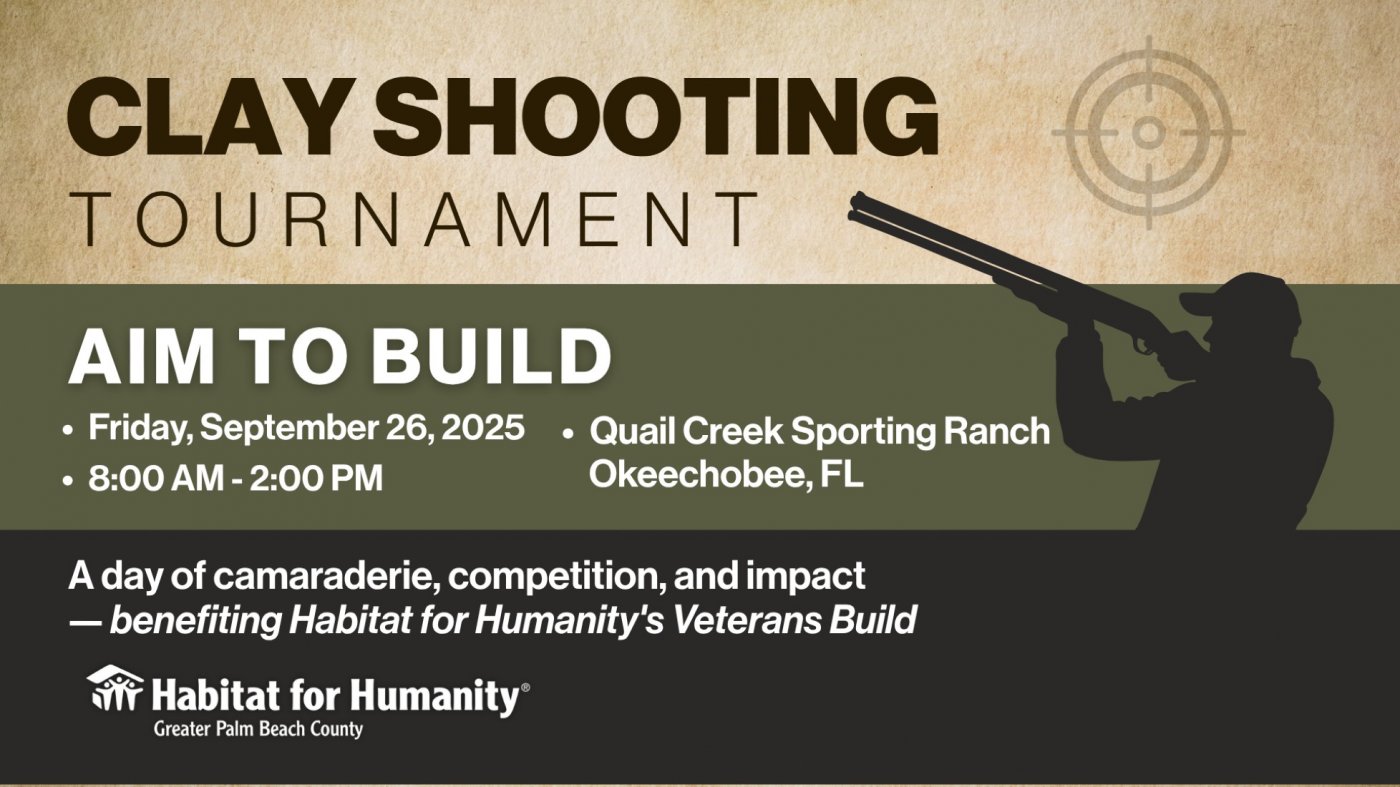 Aim to Build: Inaugural Sporting Clay Tournament in support of Veterans Build 2025