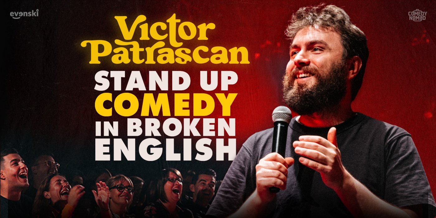 Stand up Comedy in broken English \u2022 Victor Patrascan in Amsterdam