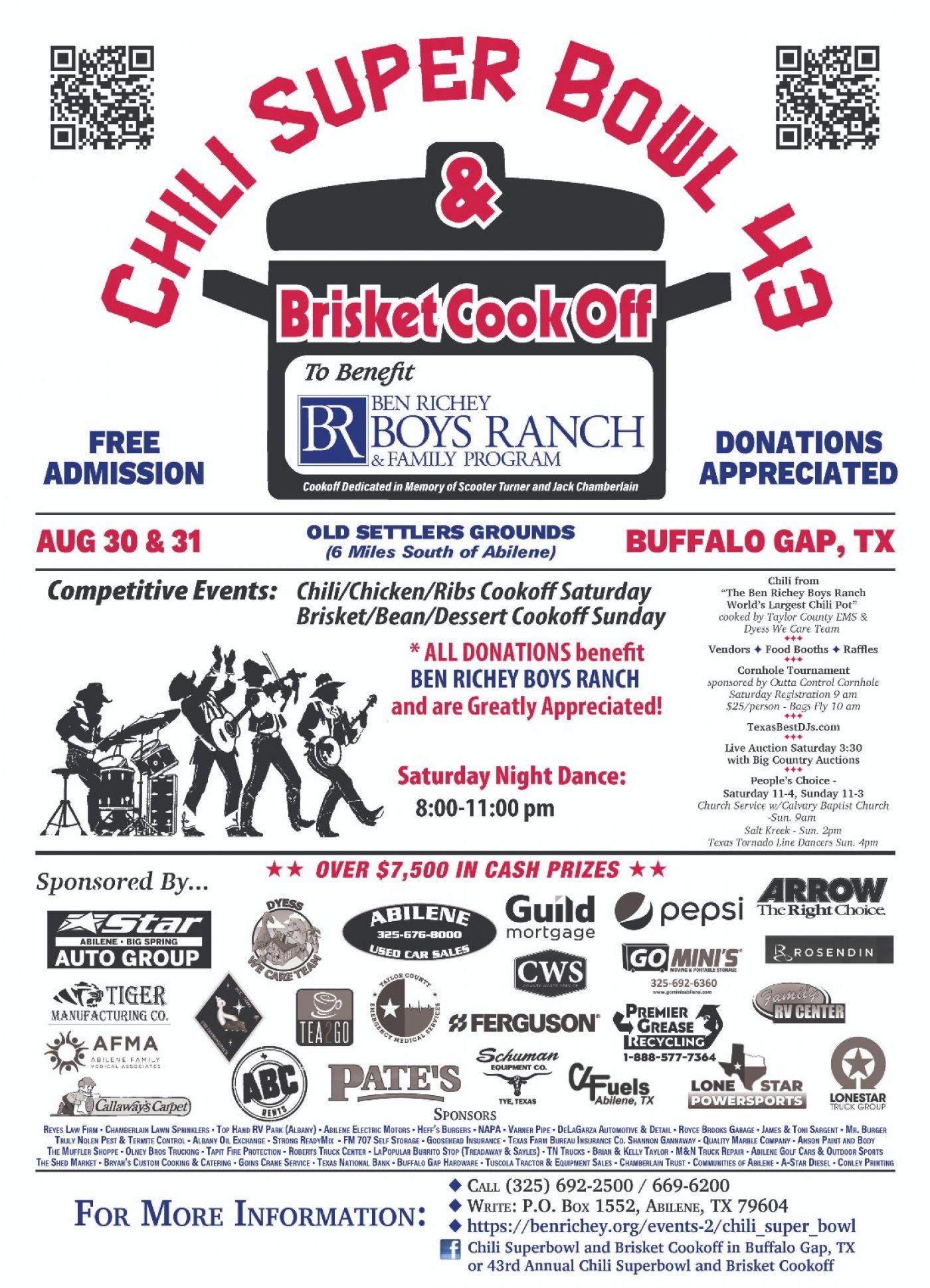 43rd Annual Chili Superbowl and Brisket Cookoff