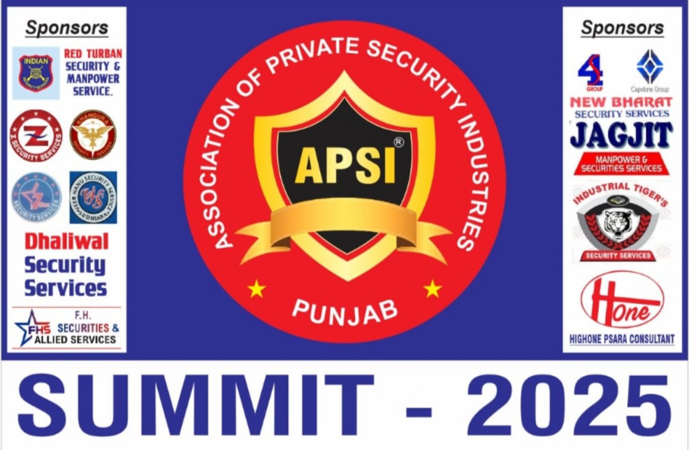 ASSOCIATION OF PRIVATE SECURITY INDUSTRIES , PUNJAB SUMMIT 2025