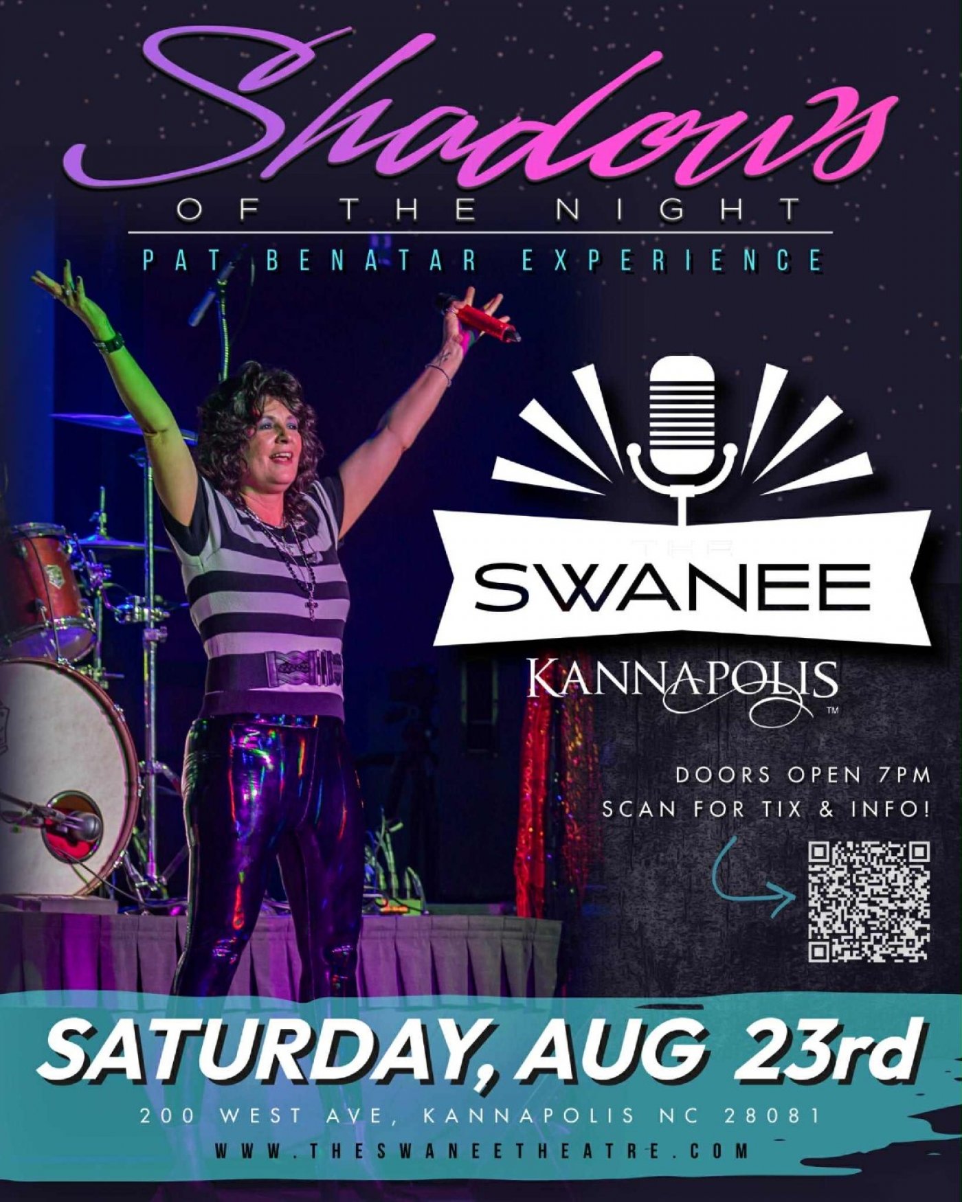Shadows of the Night Tribute to Pat Benatar performing LIVE in Kannapolis 8\/23