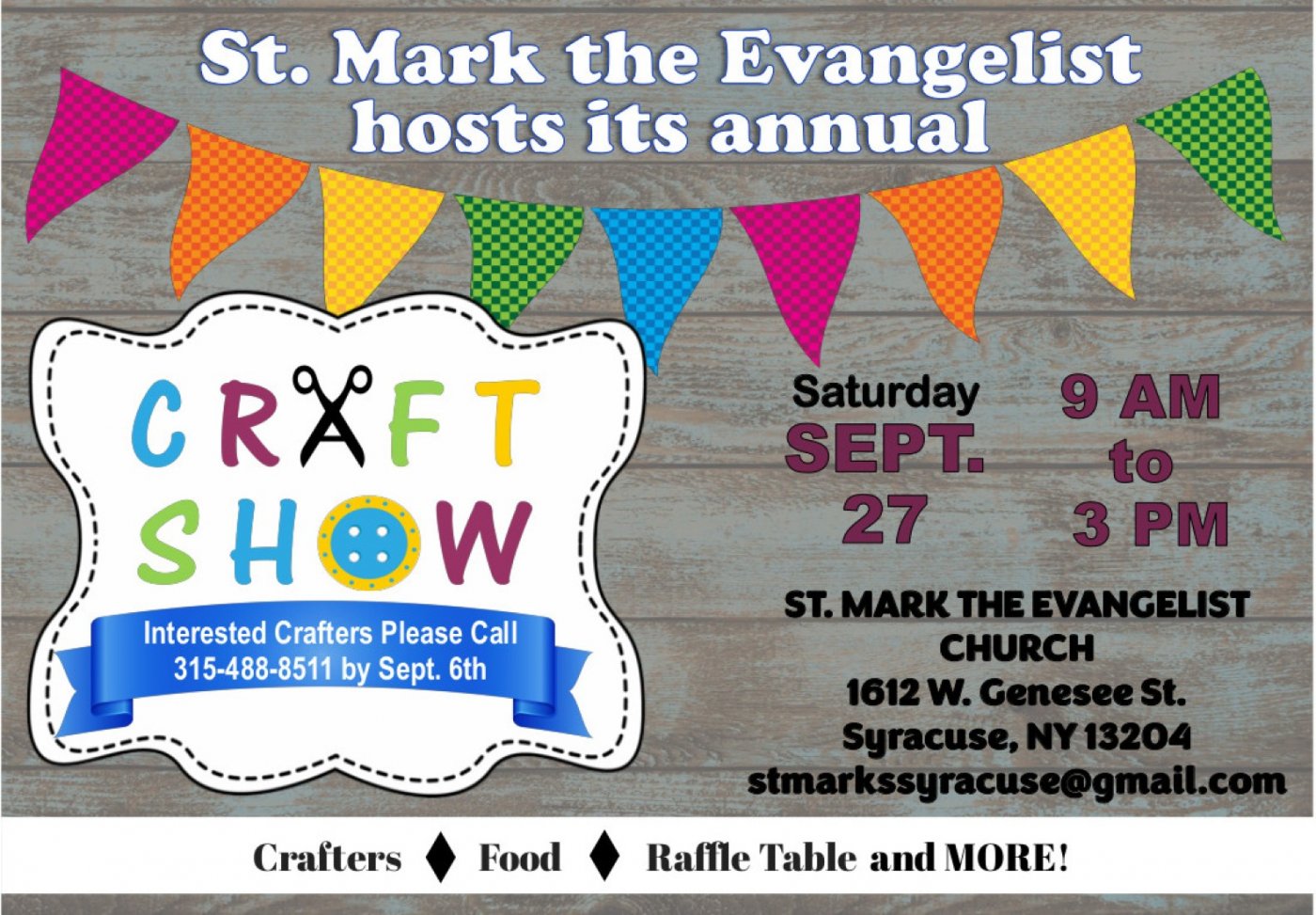 St. Mark the Evangelist annual Craft Fair