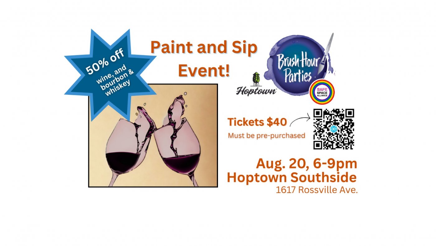 Paint and Sip Event with Brush Hour Parties