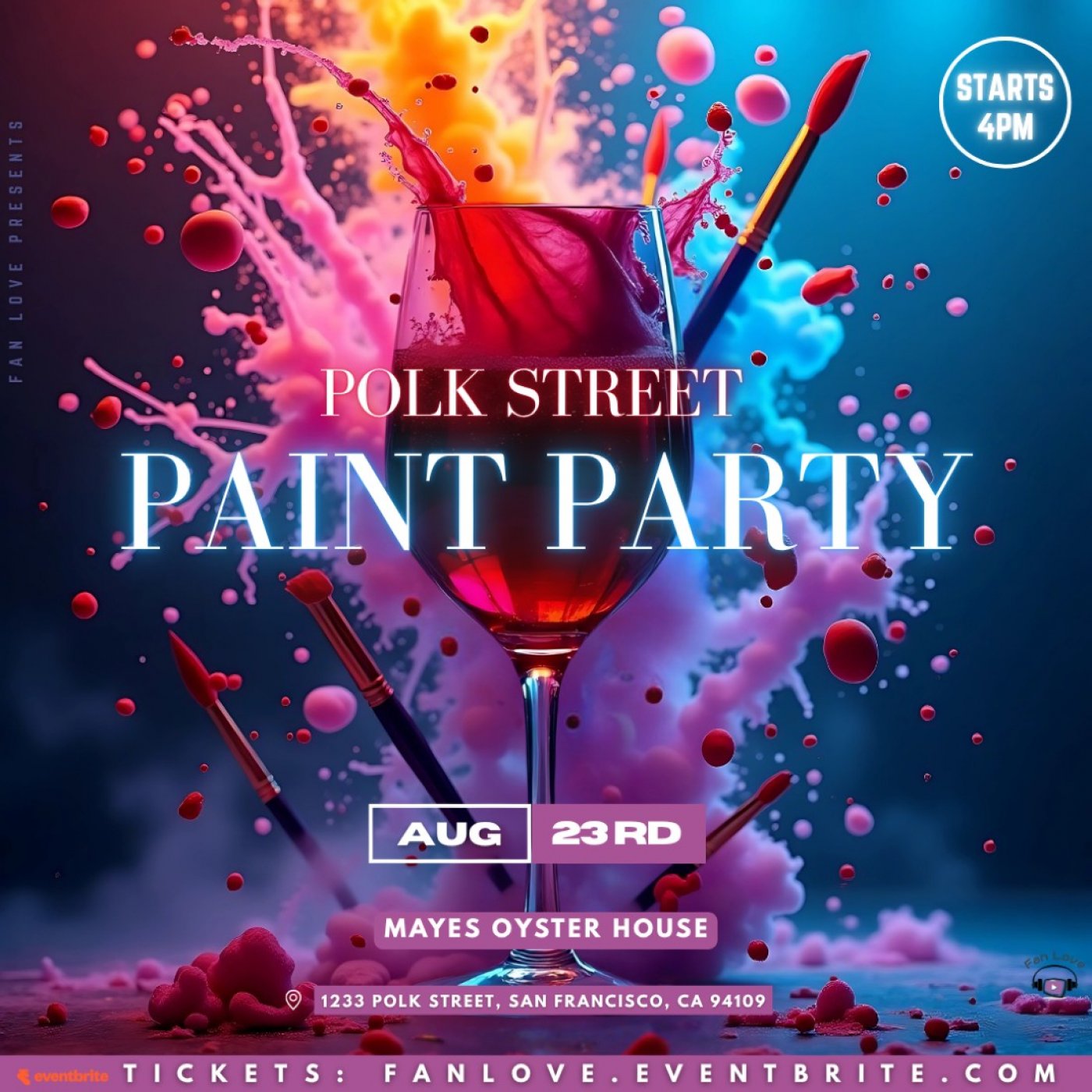 Polk Street Paint Party
