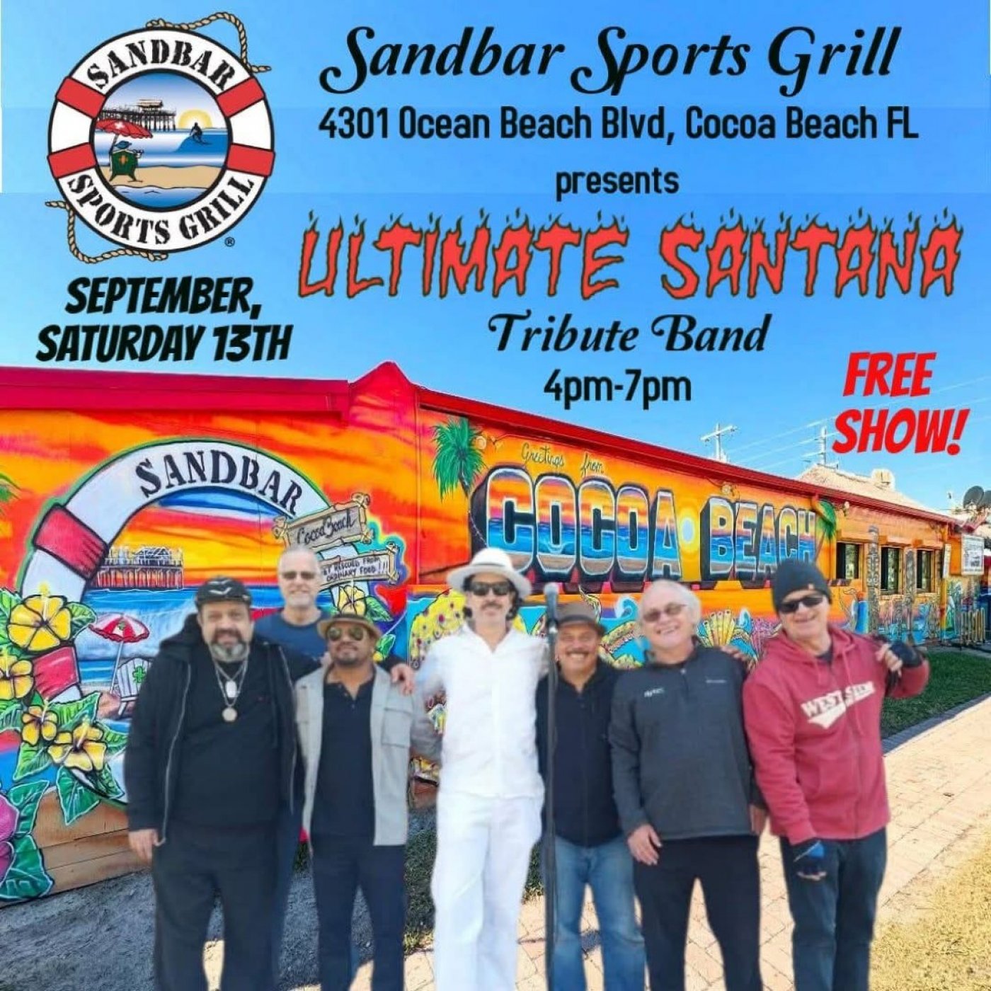 Ultimate Santana Tribute@ Sandbar Sports Grill