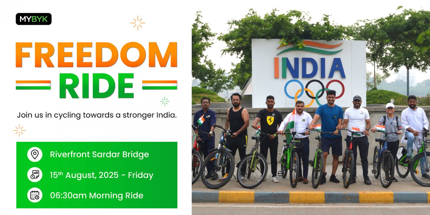Freedom Ride Ahmedabad \u2013 Pedal with Pride this Independence Day!