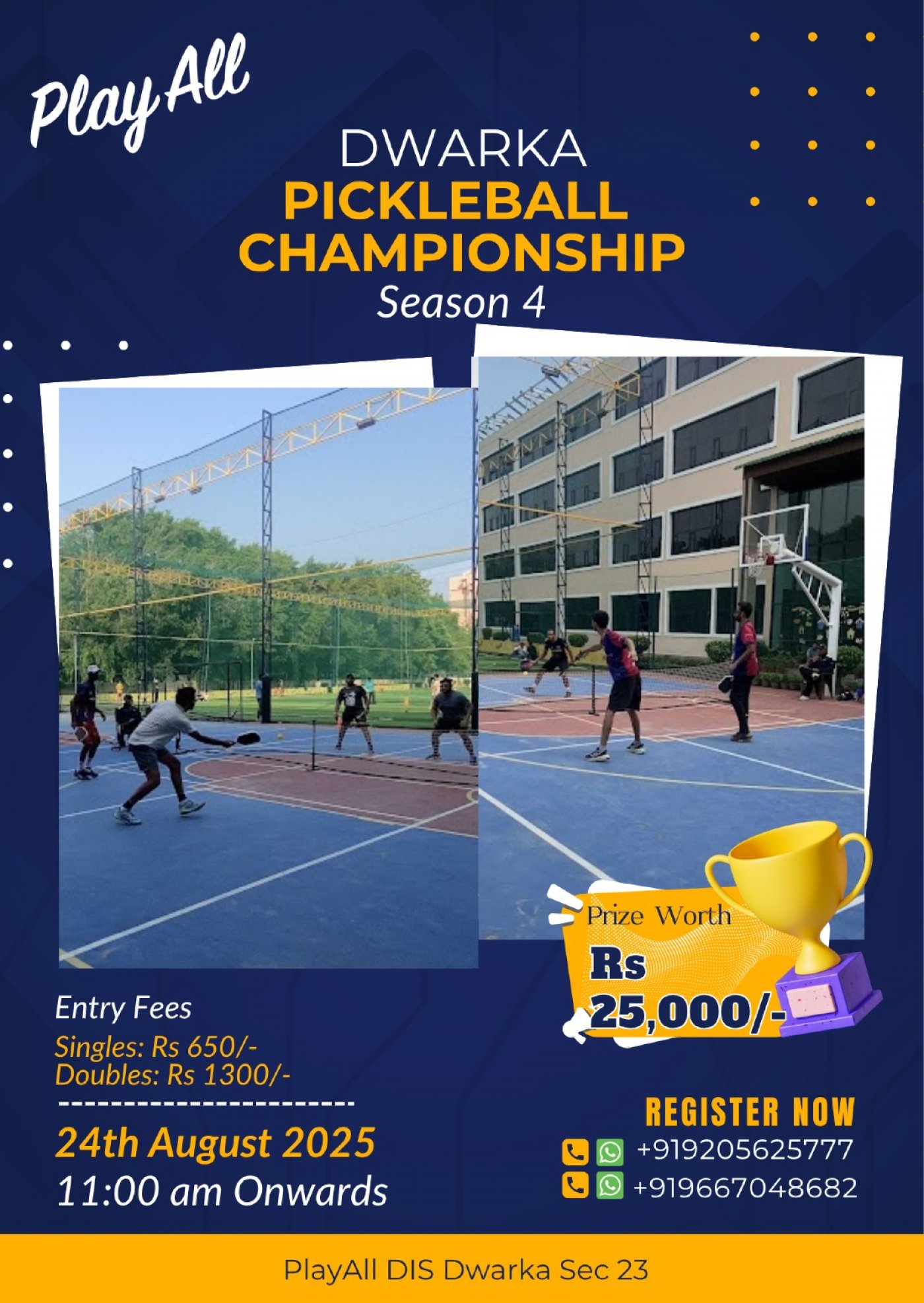 DIS Dwarka Pickleball Championship Season - 04