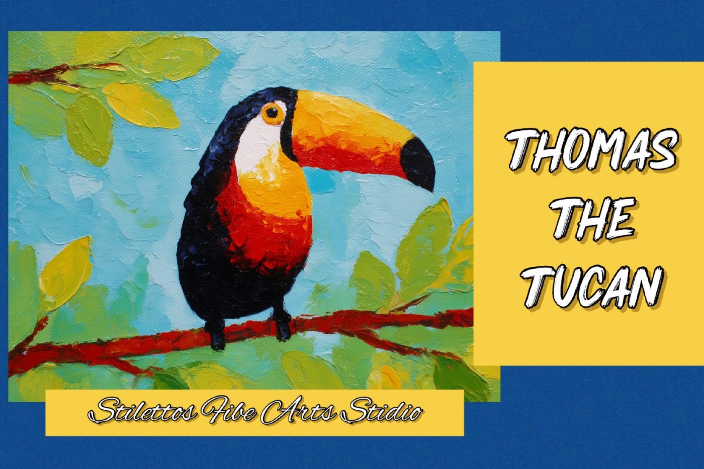 Cosmic Creators Youth Art Discovery Program: Acrylic Painting - Tommy the Toucan (Ages 4-11)