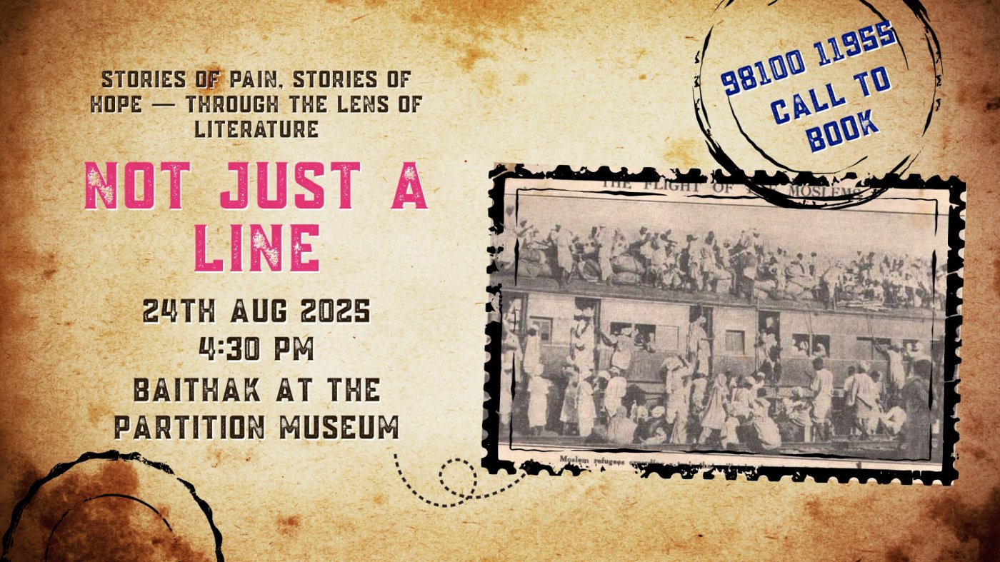 Not Just A Line - Partition Stories from the Pages of Literature
