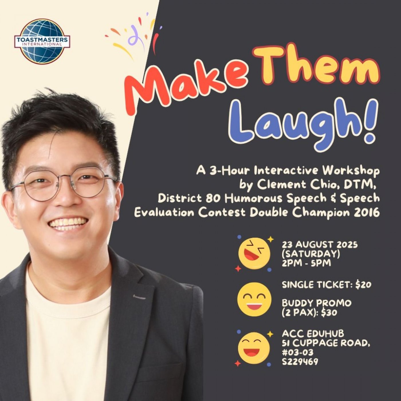 Make Them Laugh! - A Humorous Speech Workshop