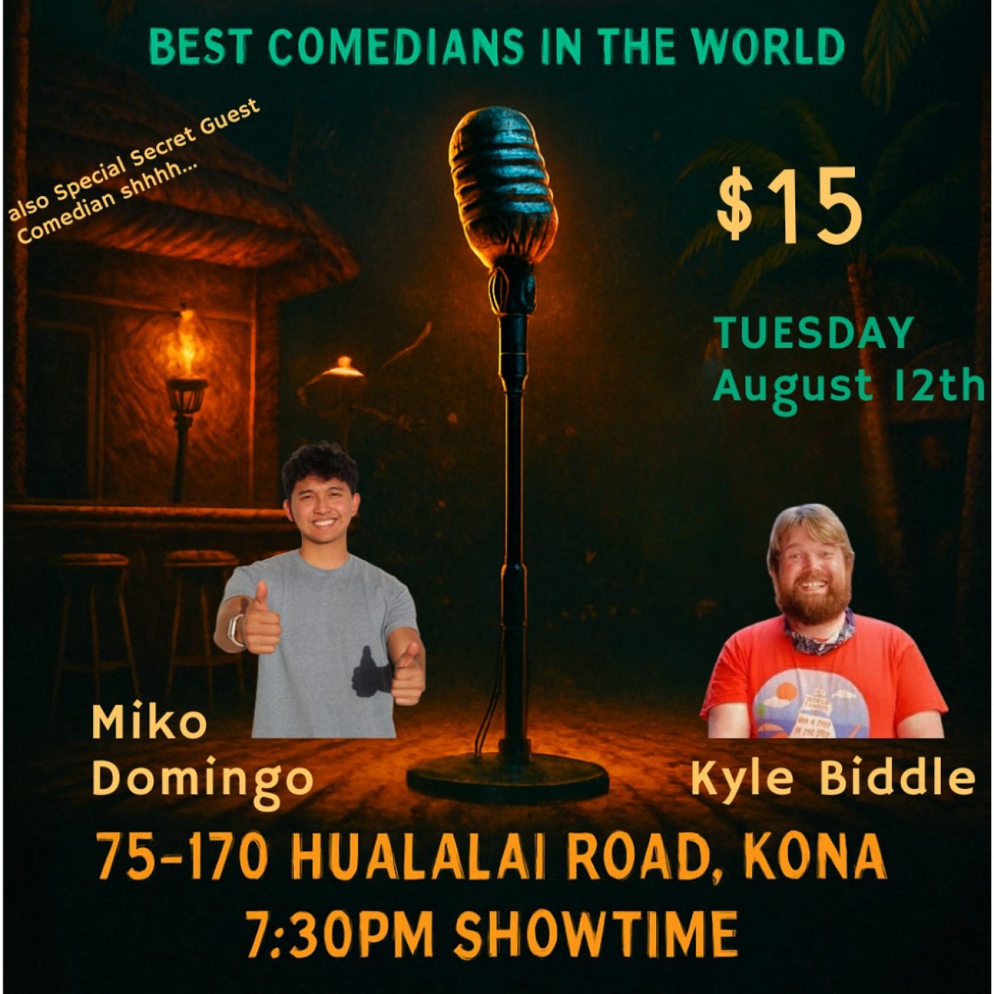 Kona Standup Comedy Tuesdays