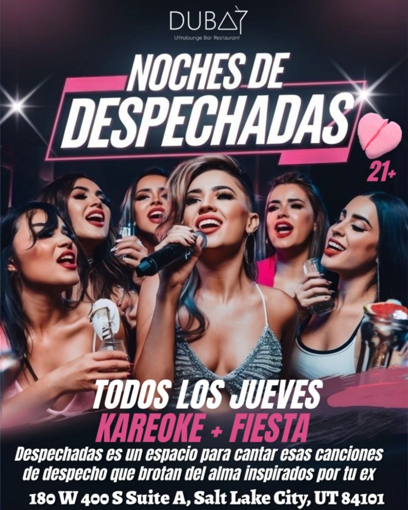 Noches de Despechadas \u2013 Karaoke Night \u2013 August 14