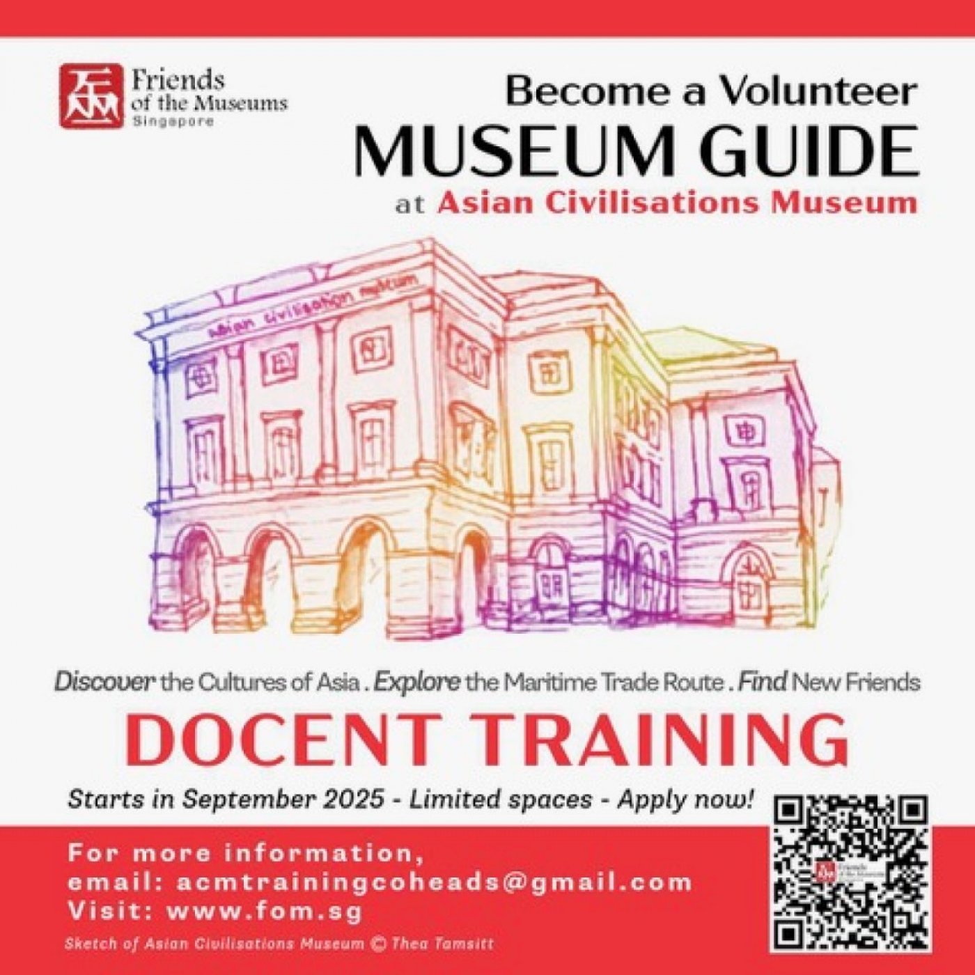Become a Volunteer Museum Guide at the Asian Civilisations Museum