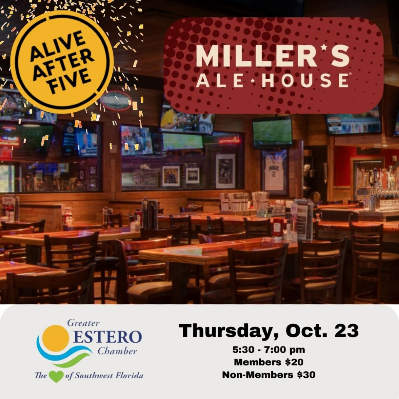 Alive After Five! at Miller\u2019s Ale House