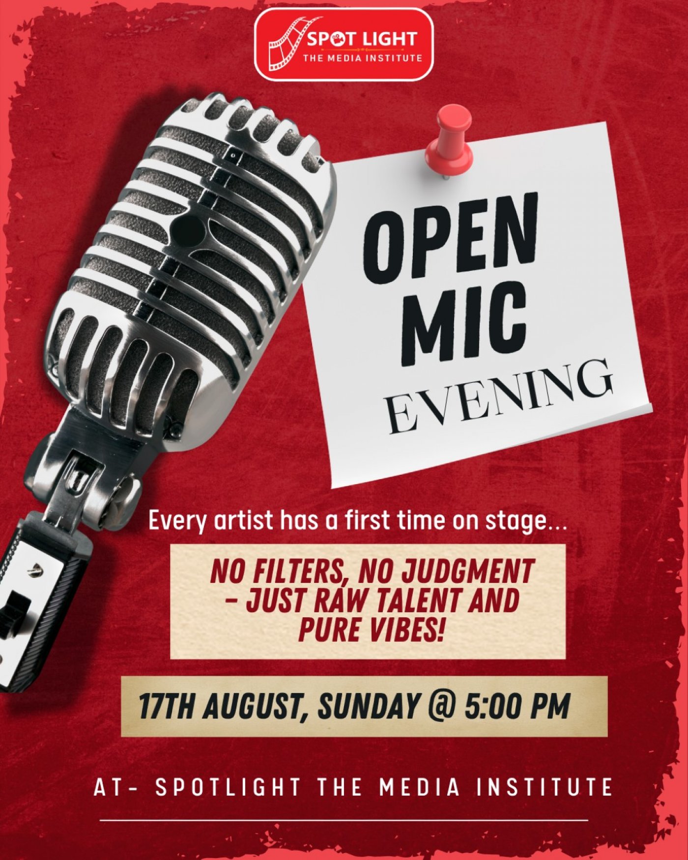 Open Mic Evening\u2013 Unleash Your Talent!